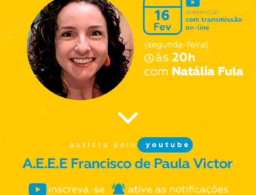 Palestra com Natália Fula – 16/02